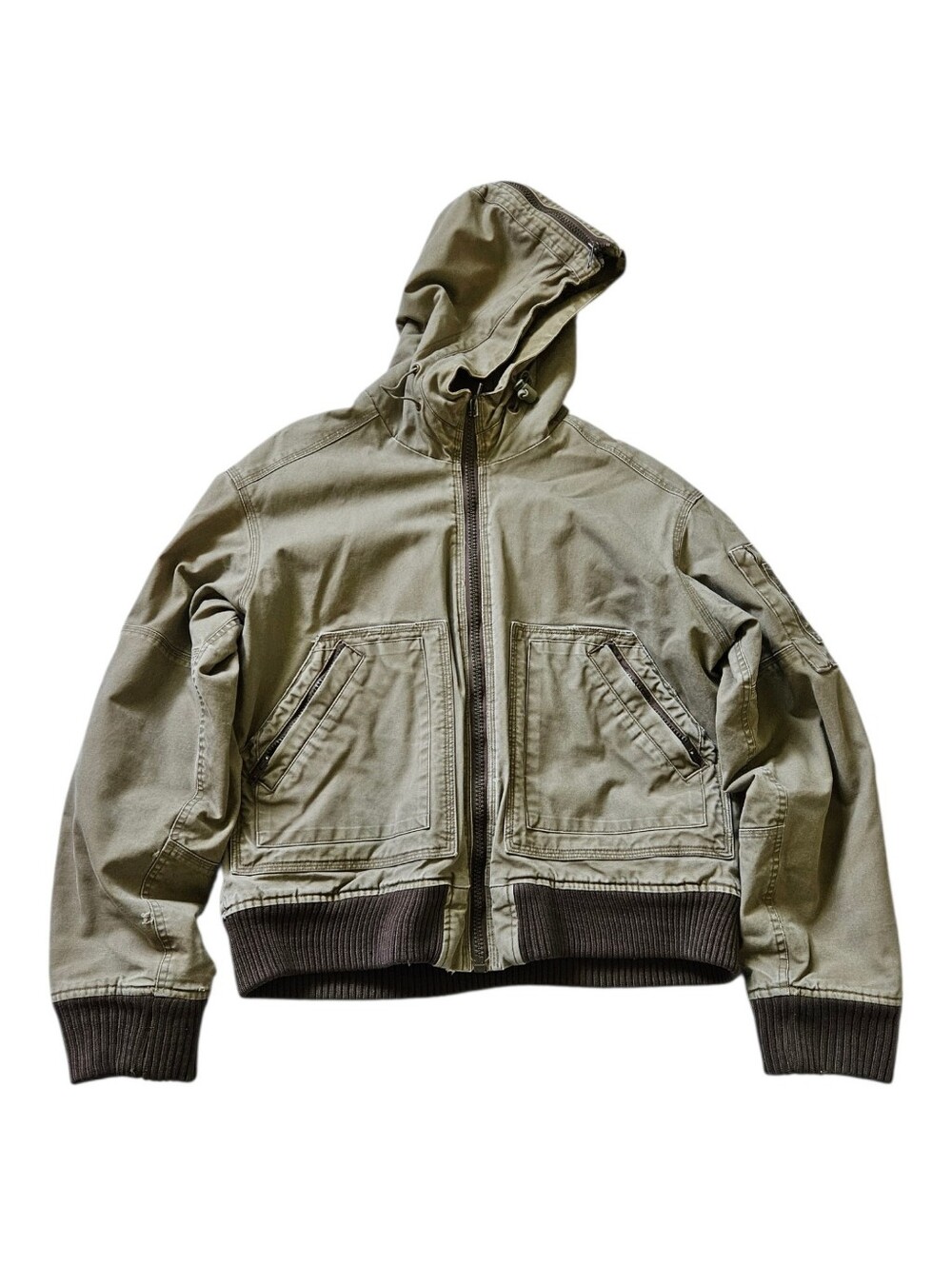Vintage Y2K River Island Hooded Work Jacket